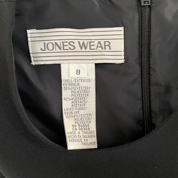 Elegant Jones Wear Evening Working Black Women' Dress (Size 8) - Picture 8 of 12